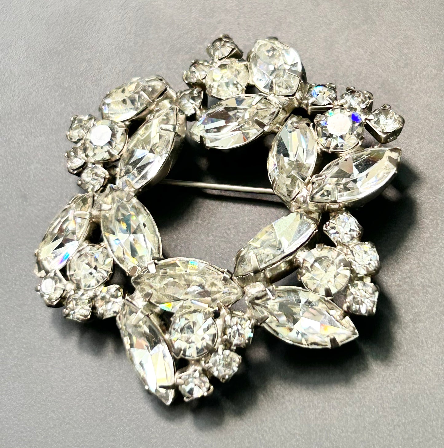 Vintage Rhinestone Brooch