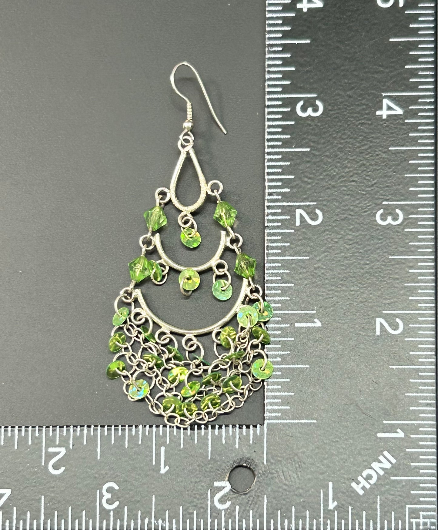 Sequin earrings