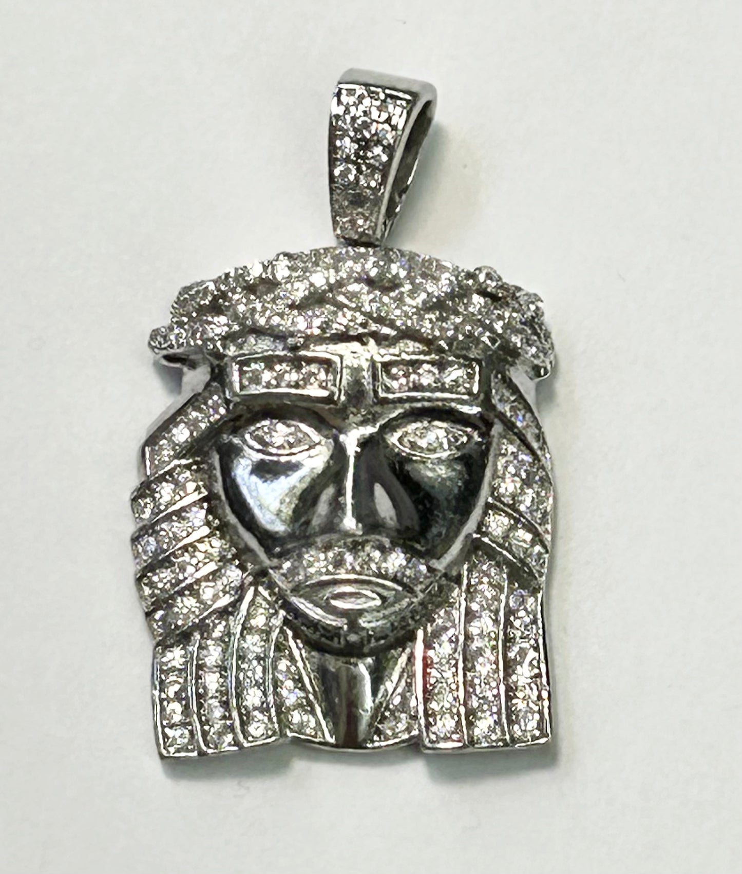 Sterling Silver Jesus Pendant