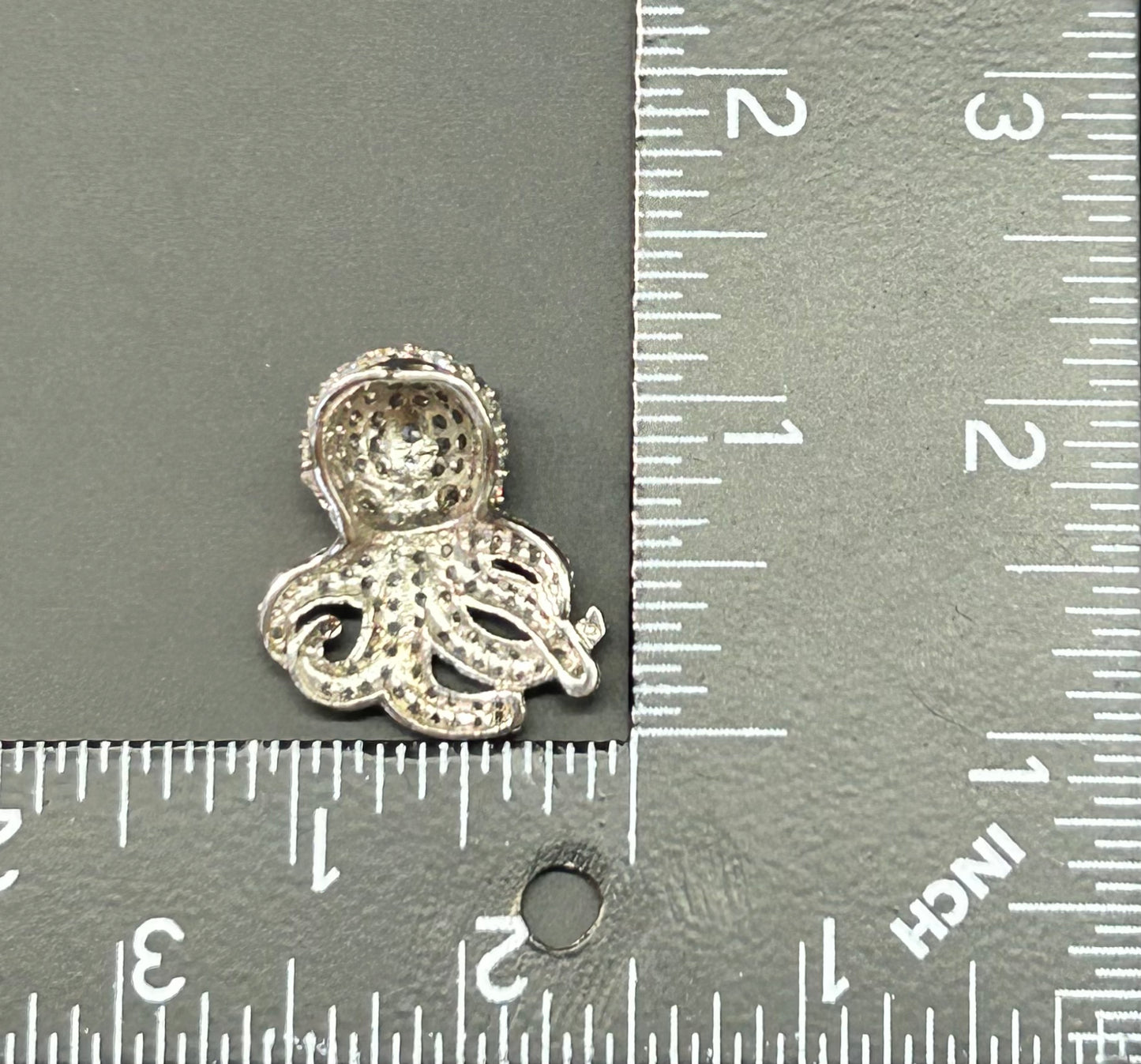 Sterling Silver Octopus Pendant
