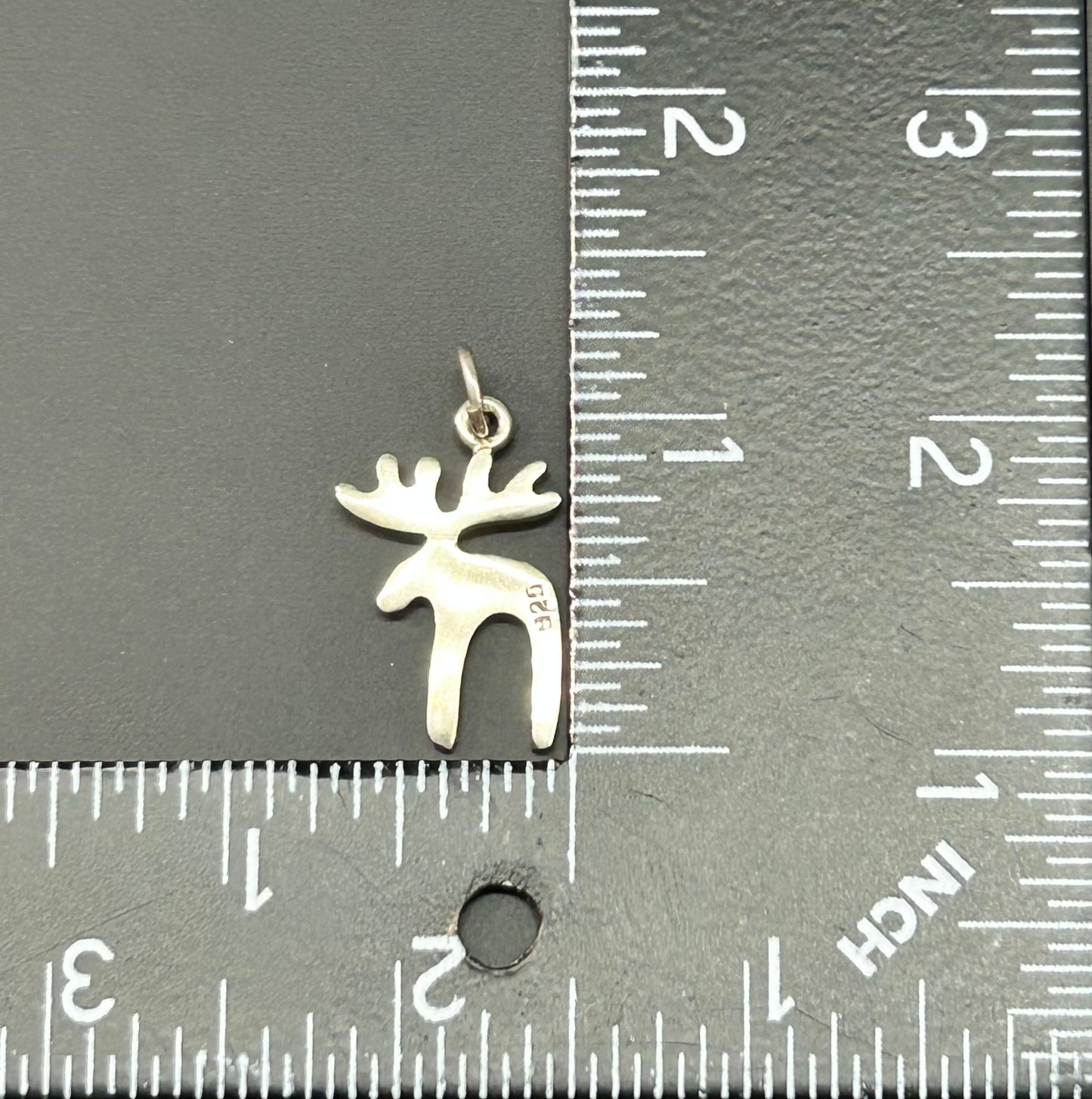 Sterling Silver Moose Charm or Pendant