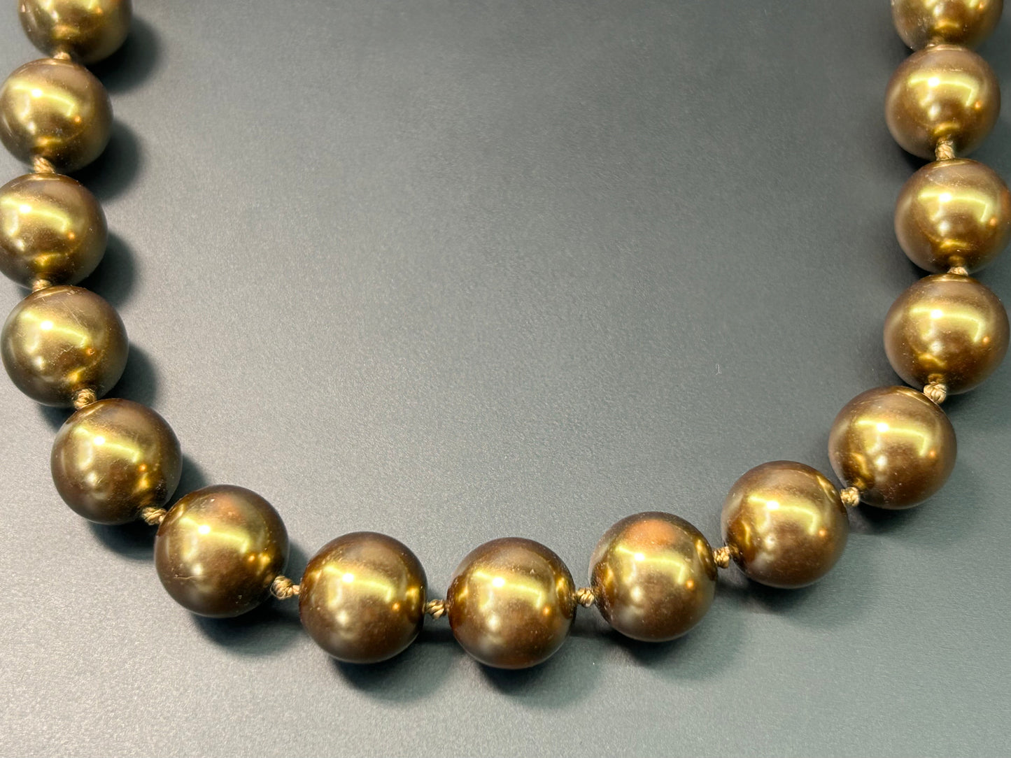Mikassa Knotted Weighted Bead Necklace