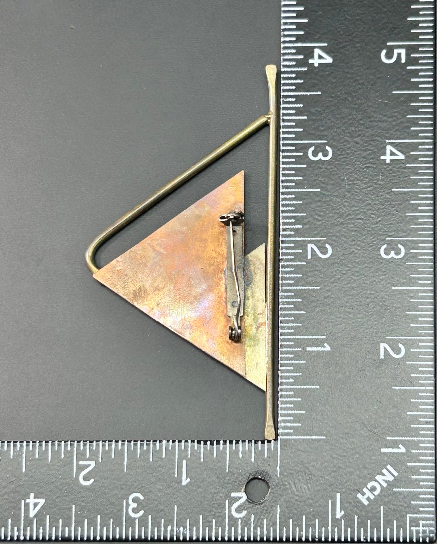 Copper & Brass Brooch