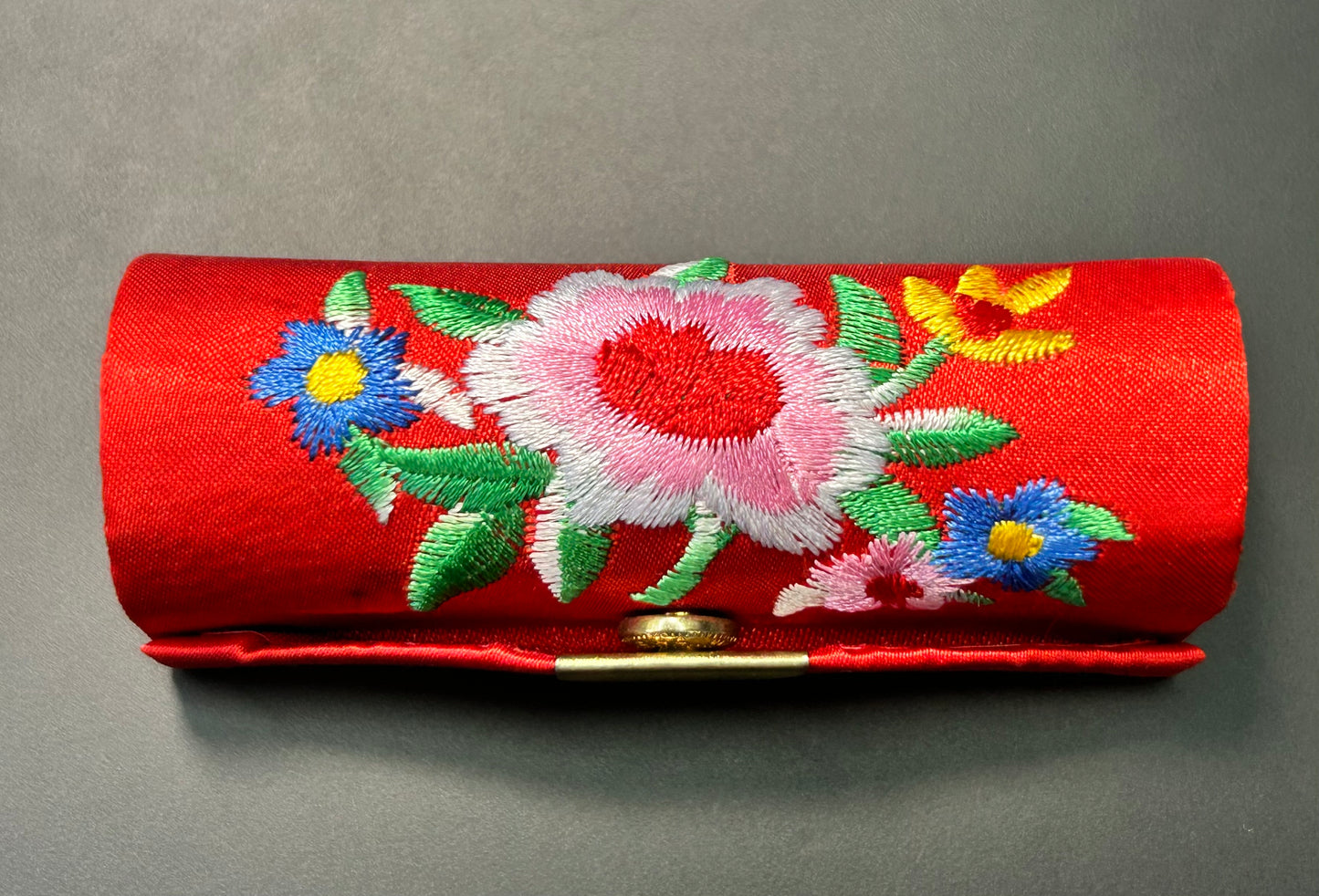 Embroidered Lipstick Case