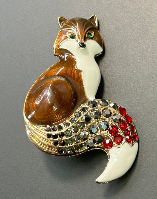 Fox Brooch