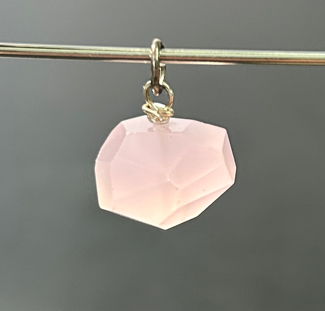 Sterling Silver Rose Quartz Pendant