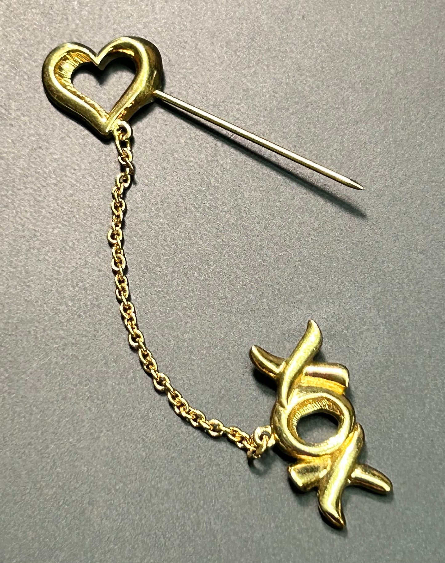 XOX Love Hugs & Kisses Stick Pin