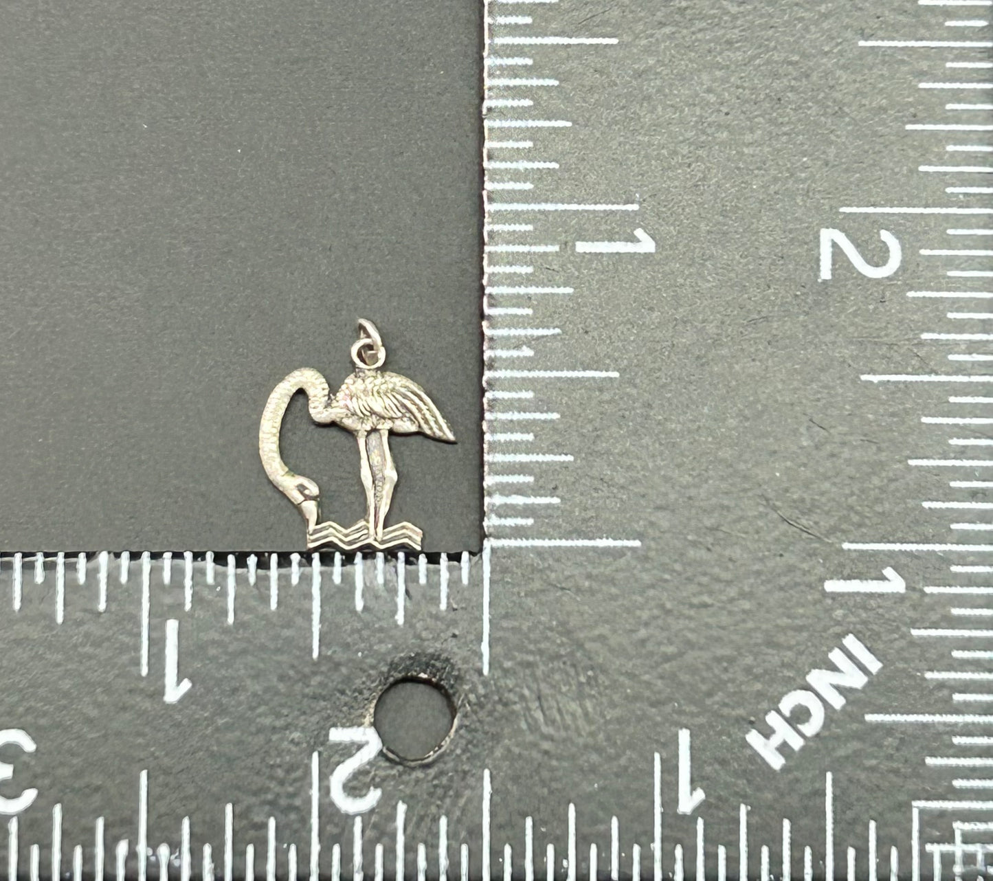 Sterling Silver Flamingo Charm or Pendant