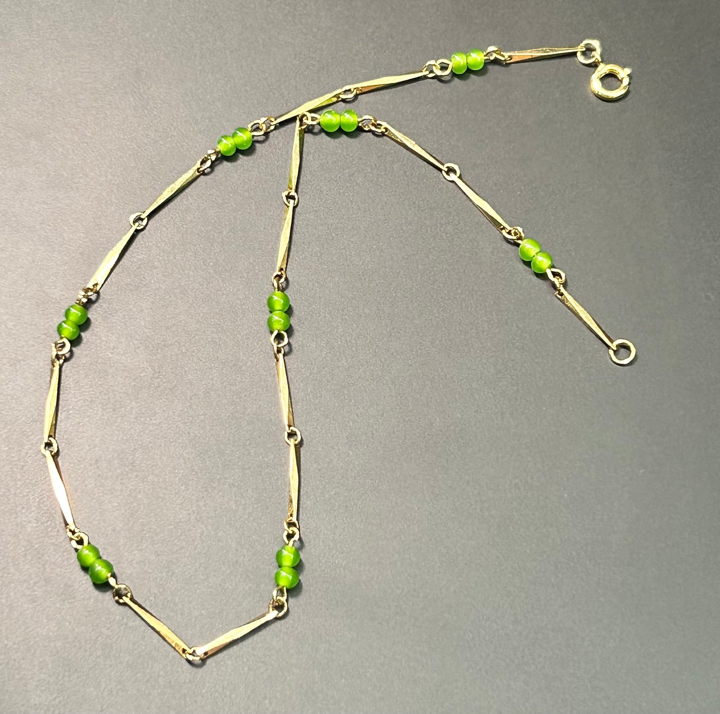 Green Bead Necklace