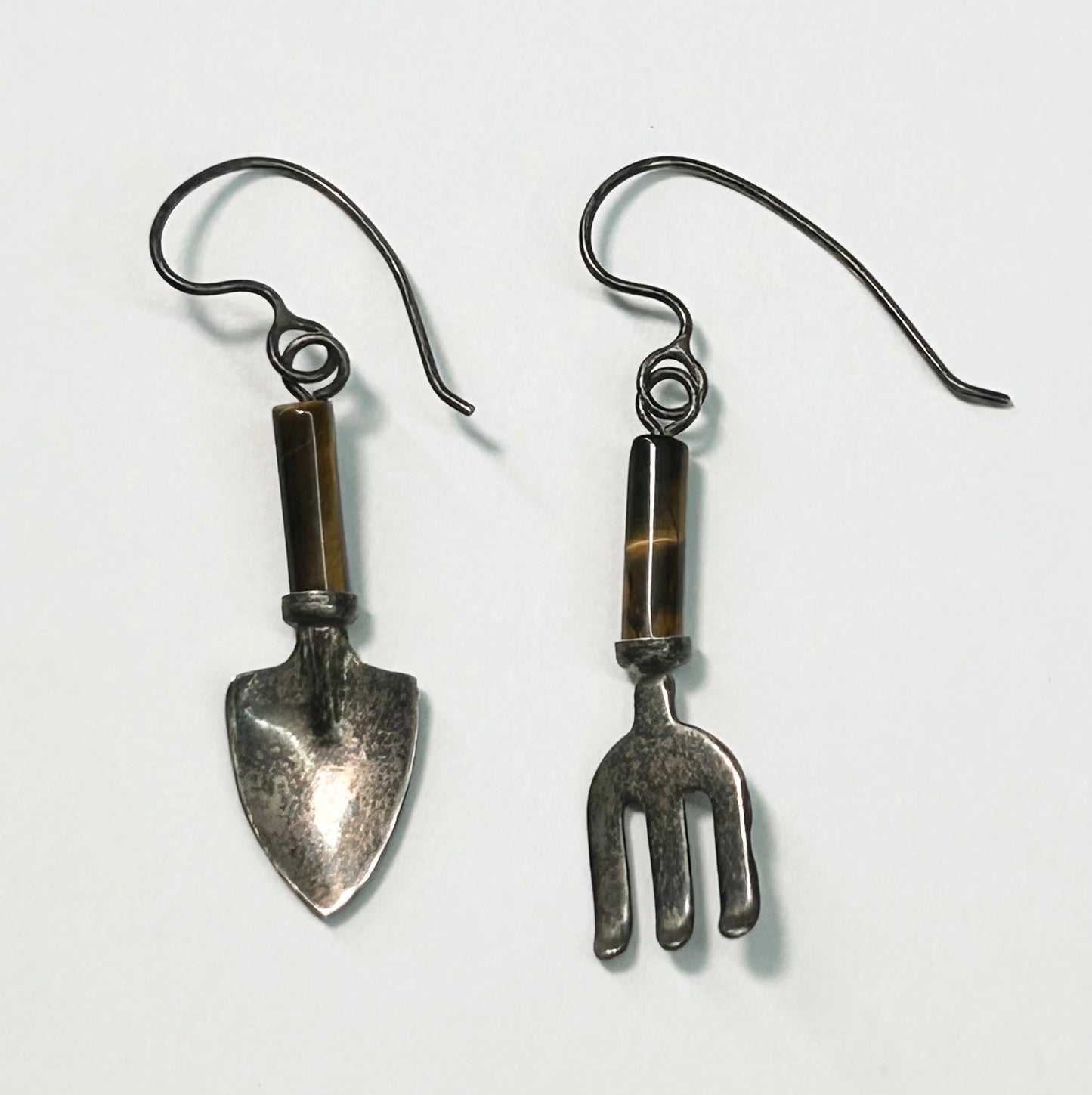 Sterling Silver Gardening Earrings