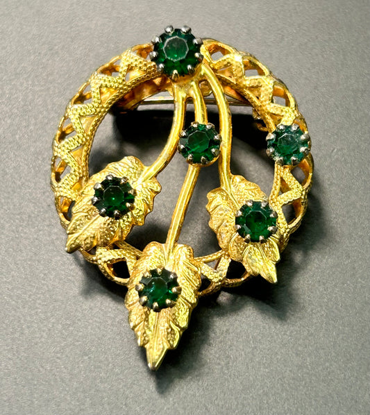 Vintage Wreath Brooch