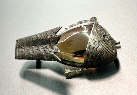 Sterling Silver Fish Brooch