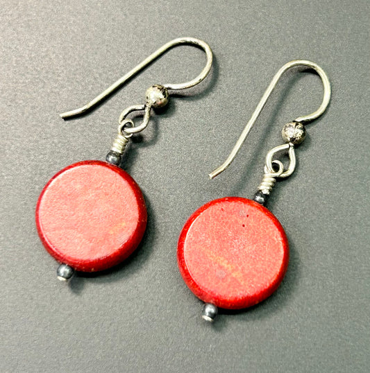 Coral Earrings