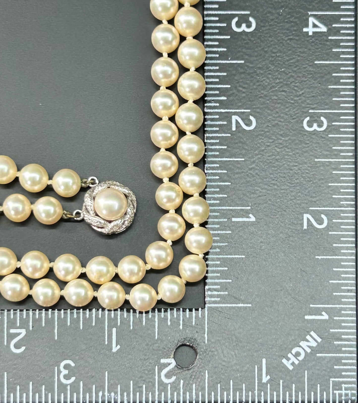 Majorica Vintage Faux Pearl Necklace