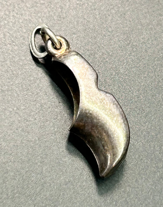 Vintage 835 Silver Dutch Clog Charm or Pendant