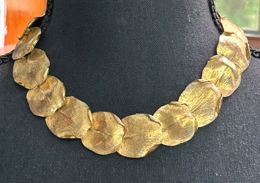 Vintage Leaf Necklace