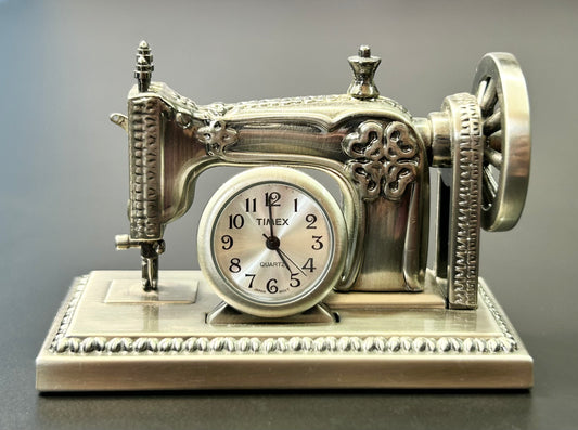 Mini Sewing Machine Clock