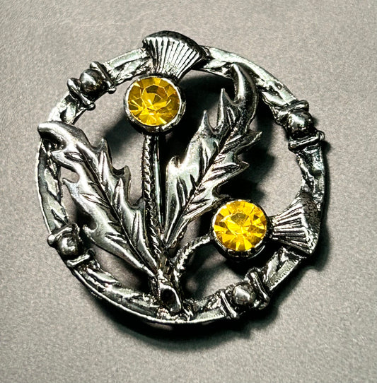 Scottish Thistle Brooch