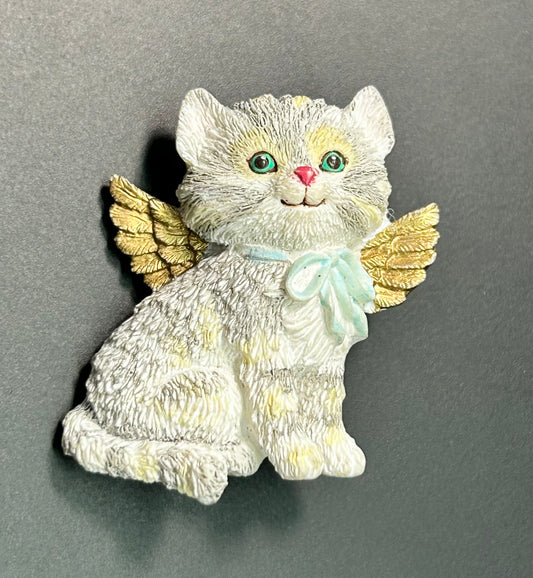 Angel Cat Brooch