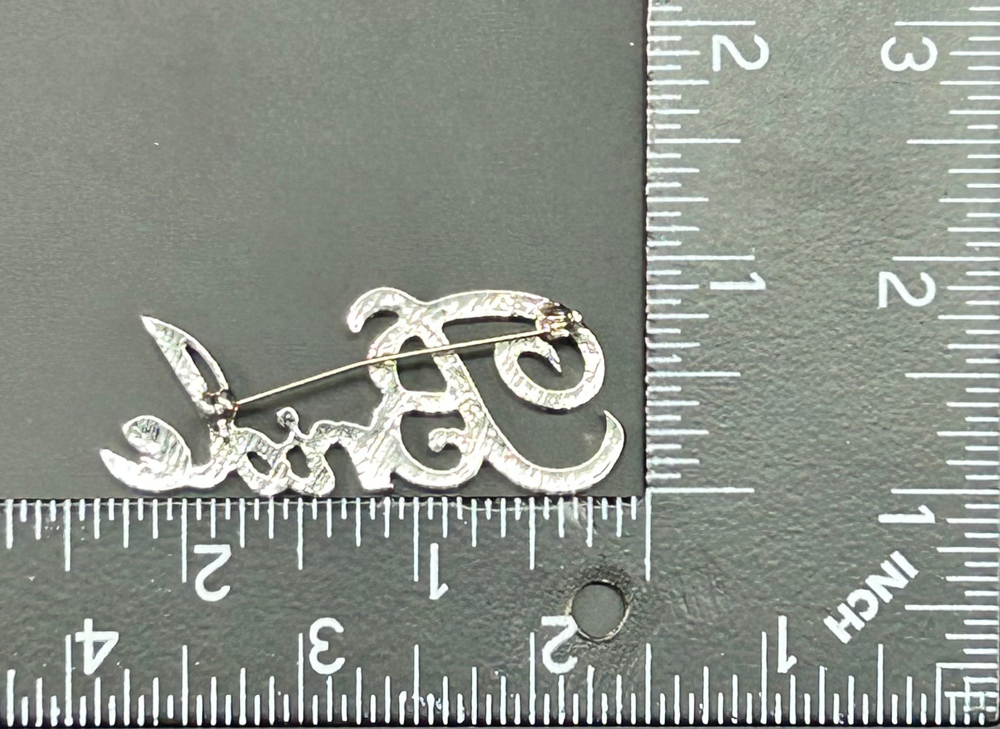 Rhinestone Bride Brooch