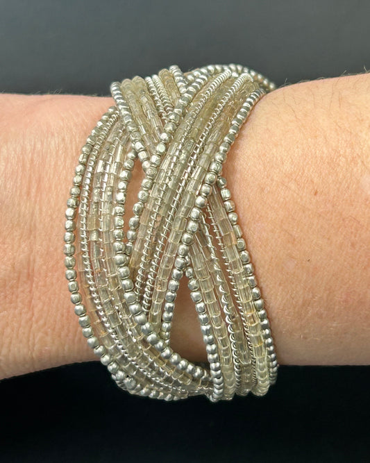 Seed Bead Cuff Bracelet