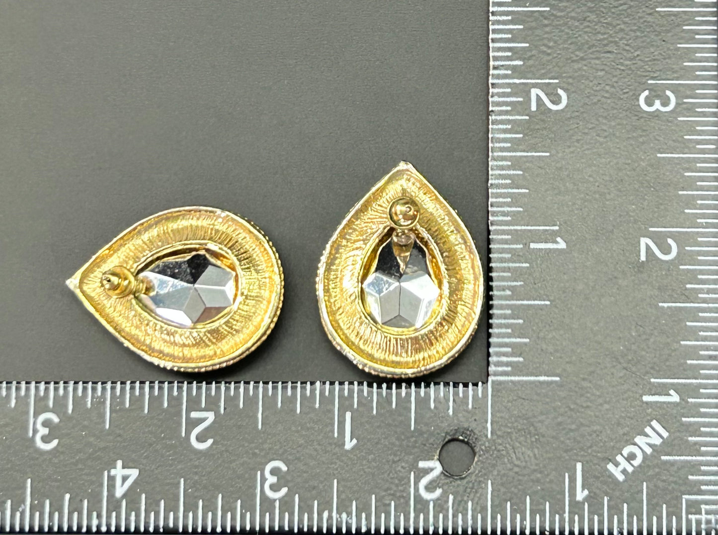 Large Rhinestone Earrings