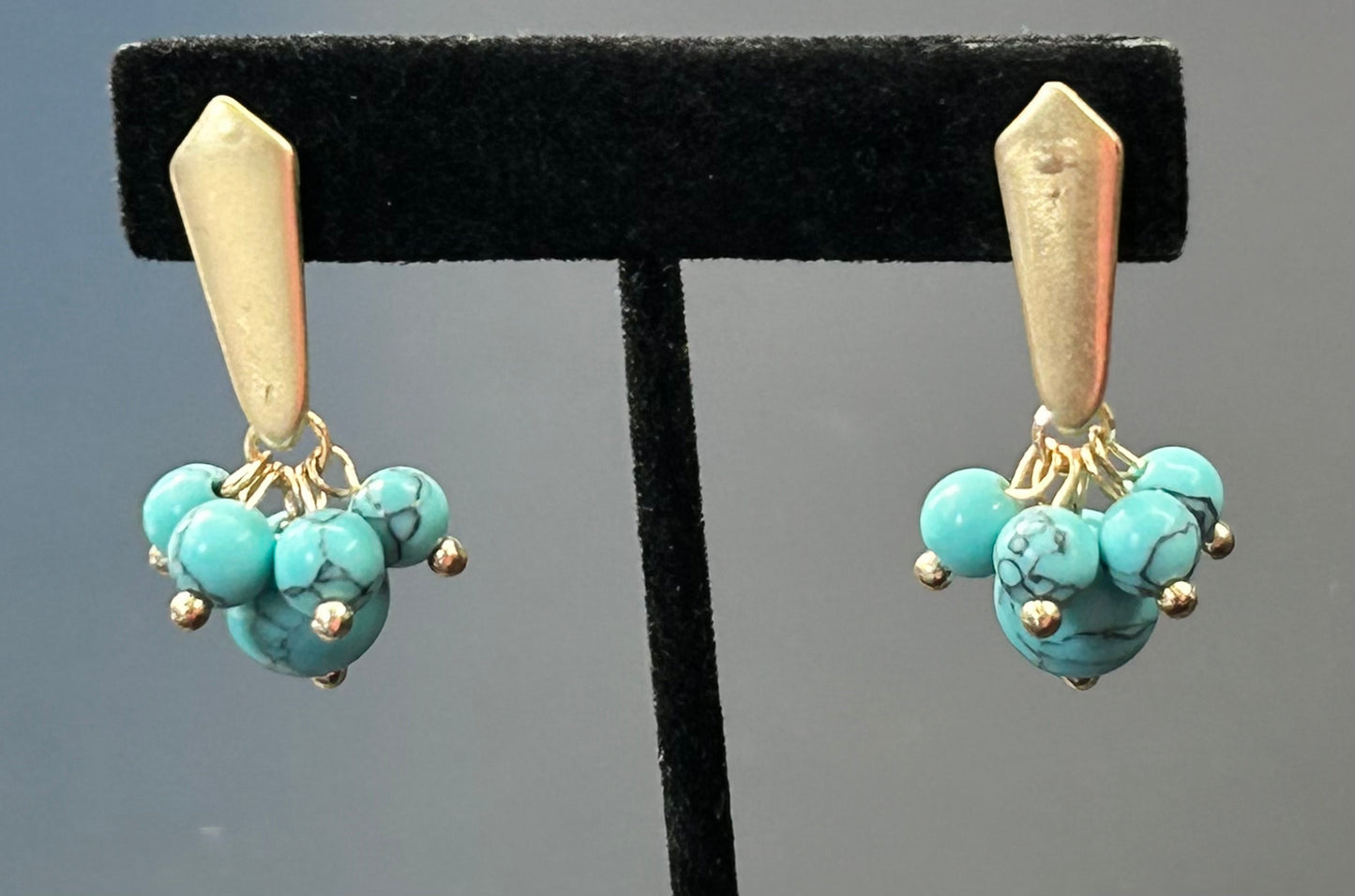 Faux Turquoise Earrings