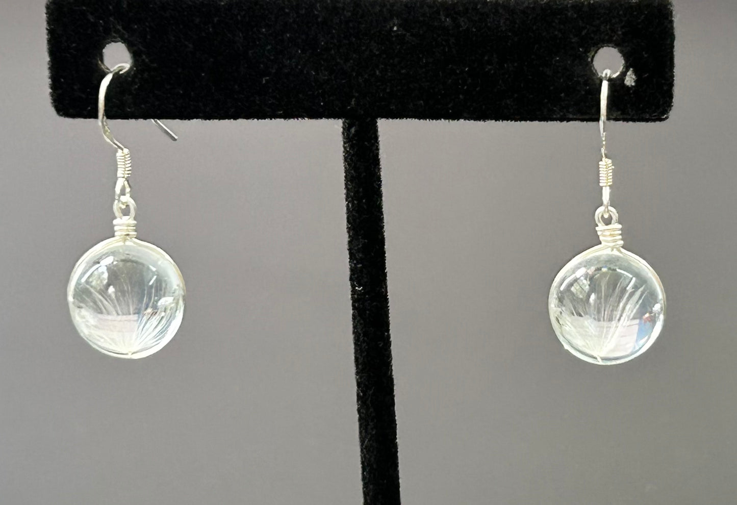Sterling Silver Dandelion Earrings