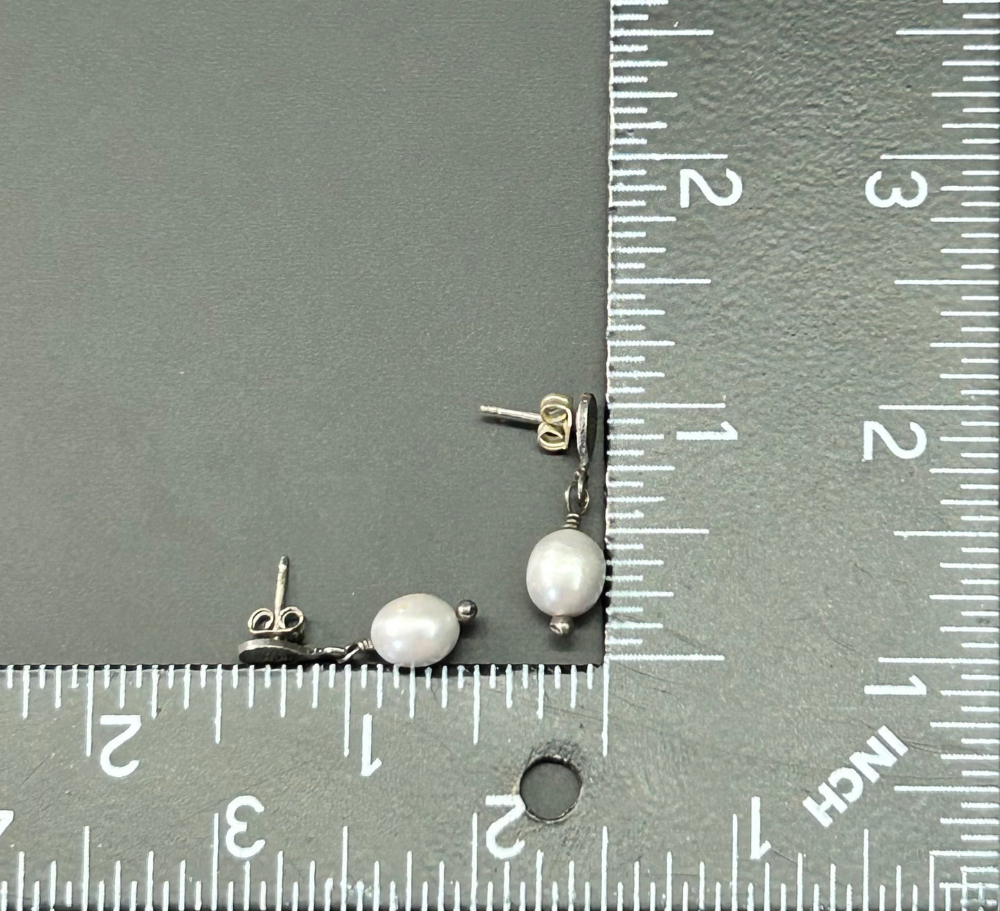 Sterling Silver Pearl Earrings
