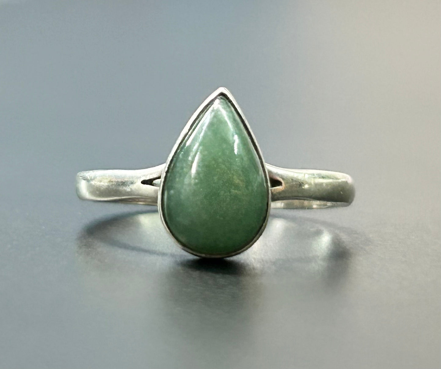 Sterling Silver Aventurine Ring