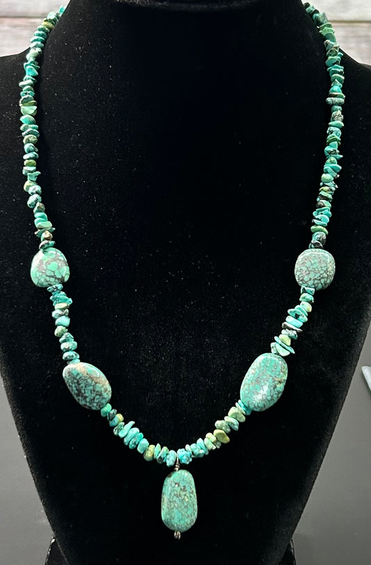 Sterling Silver Turquoise Necklace