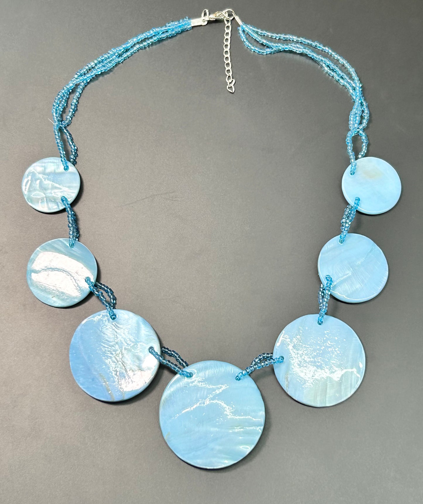 Blue Shell Necklace