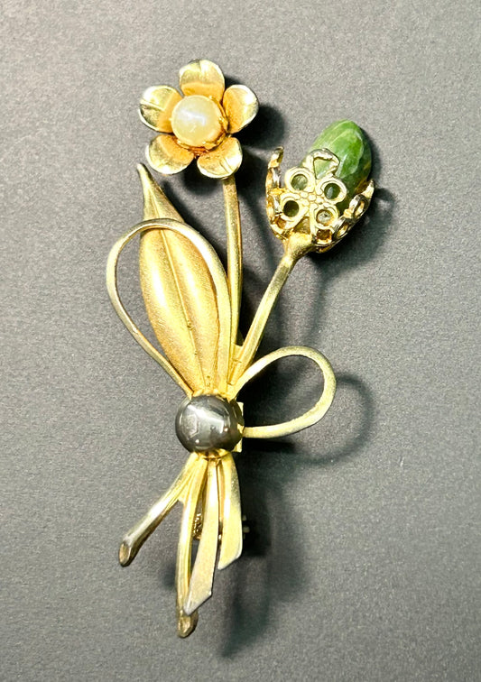 Vintage Flower Brooch