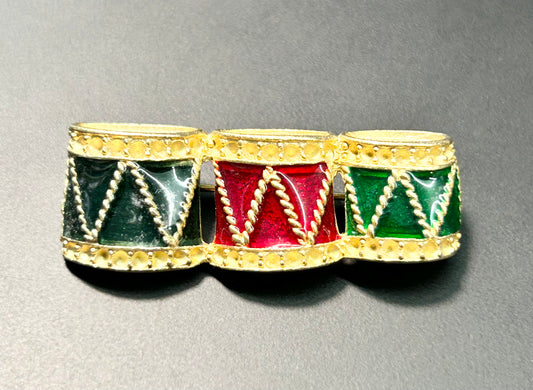 Drum Brooch