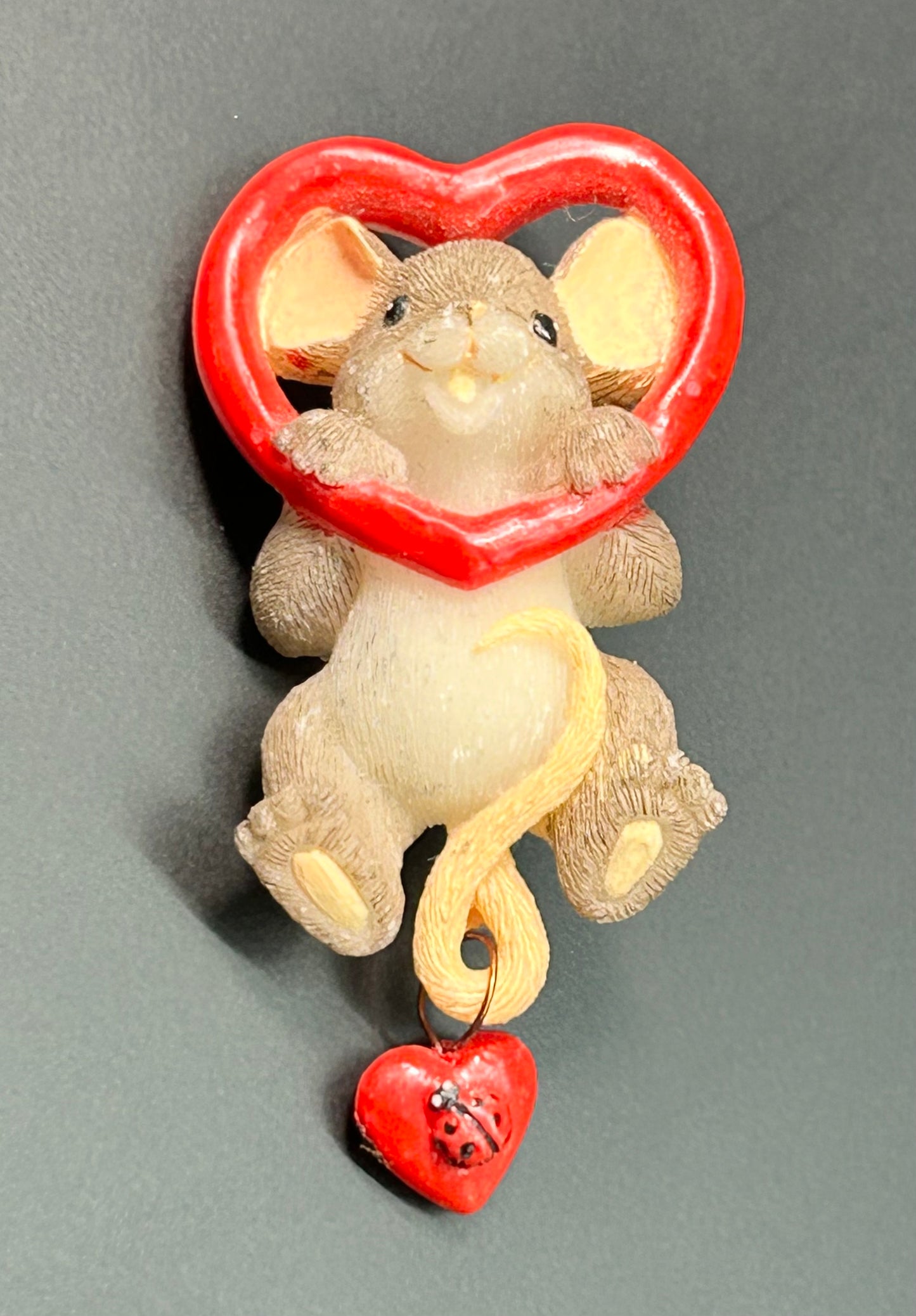 Charming Tails Mouse Brooch
