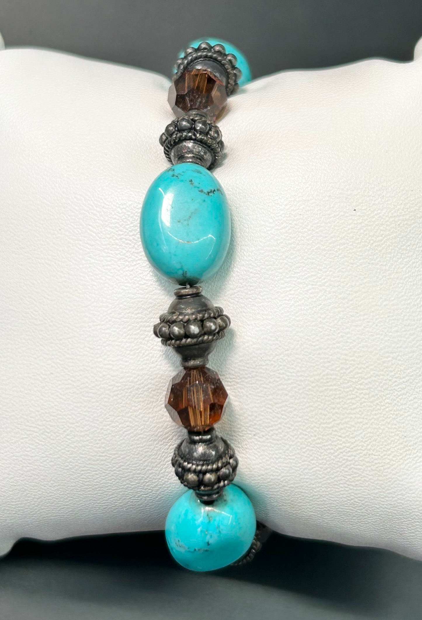 Sterling Silver Turquoise Toggle Bracelet