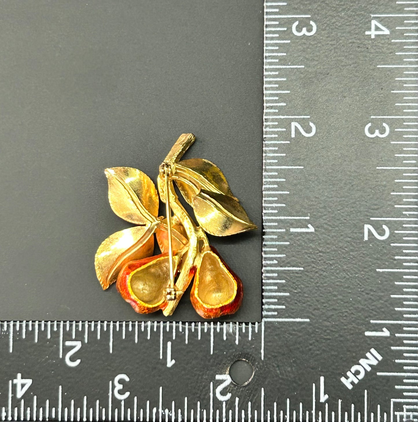 Vintage Pear Brooch