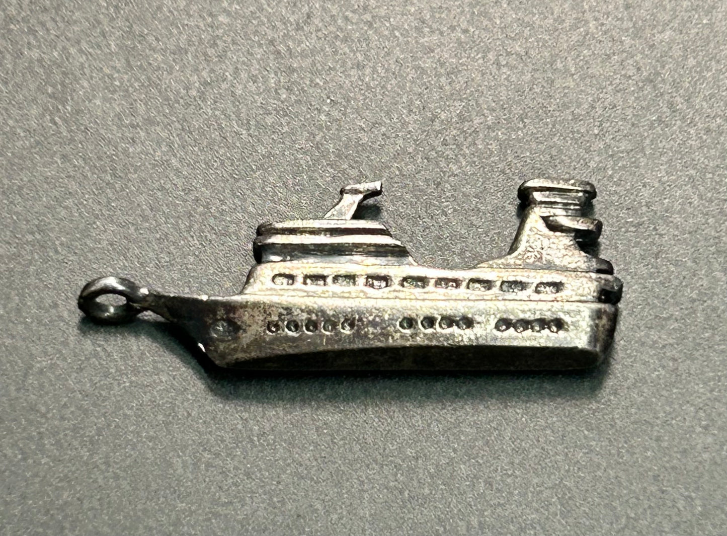 Sterling Silver Cruise Ship Charm