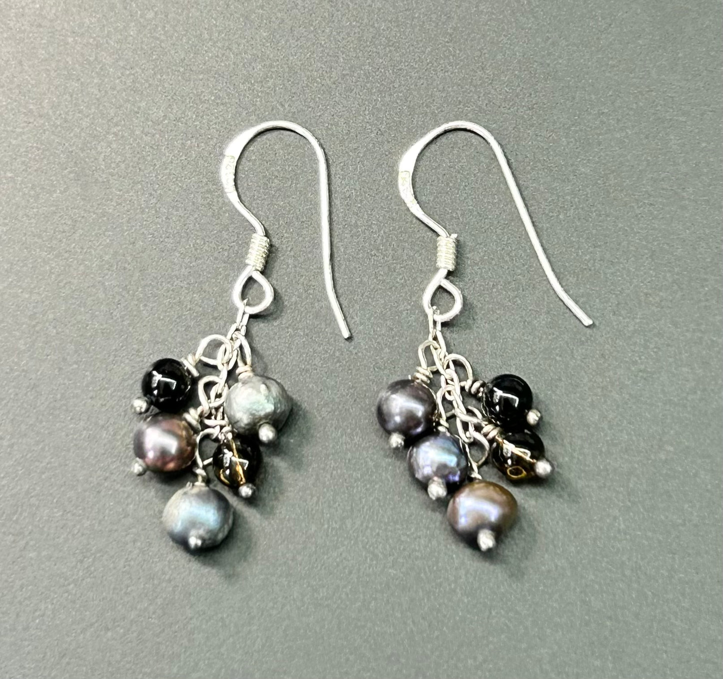 Sterling Silver Pearl Earrings