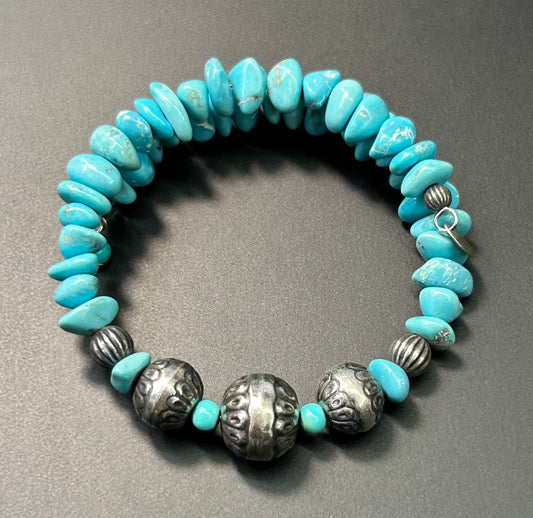 Carolyn Pollack Relios Sterling Silver Turquoise Bracelet