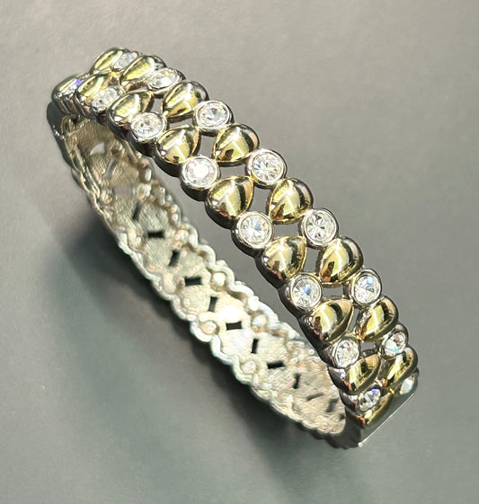 Rhinestone Bangle Bracelet