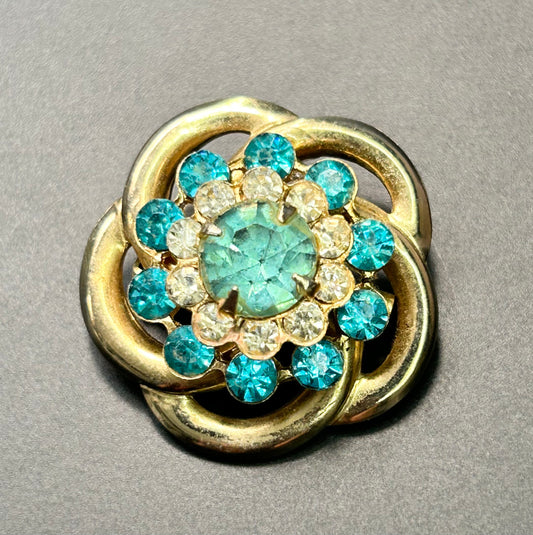 Vintage Rhinestone Brooch