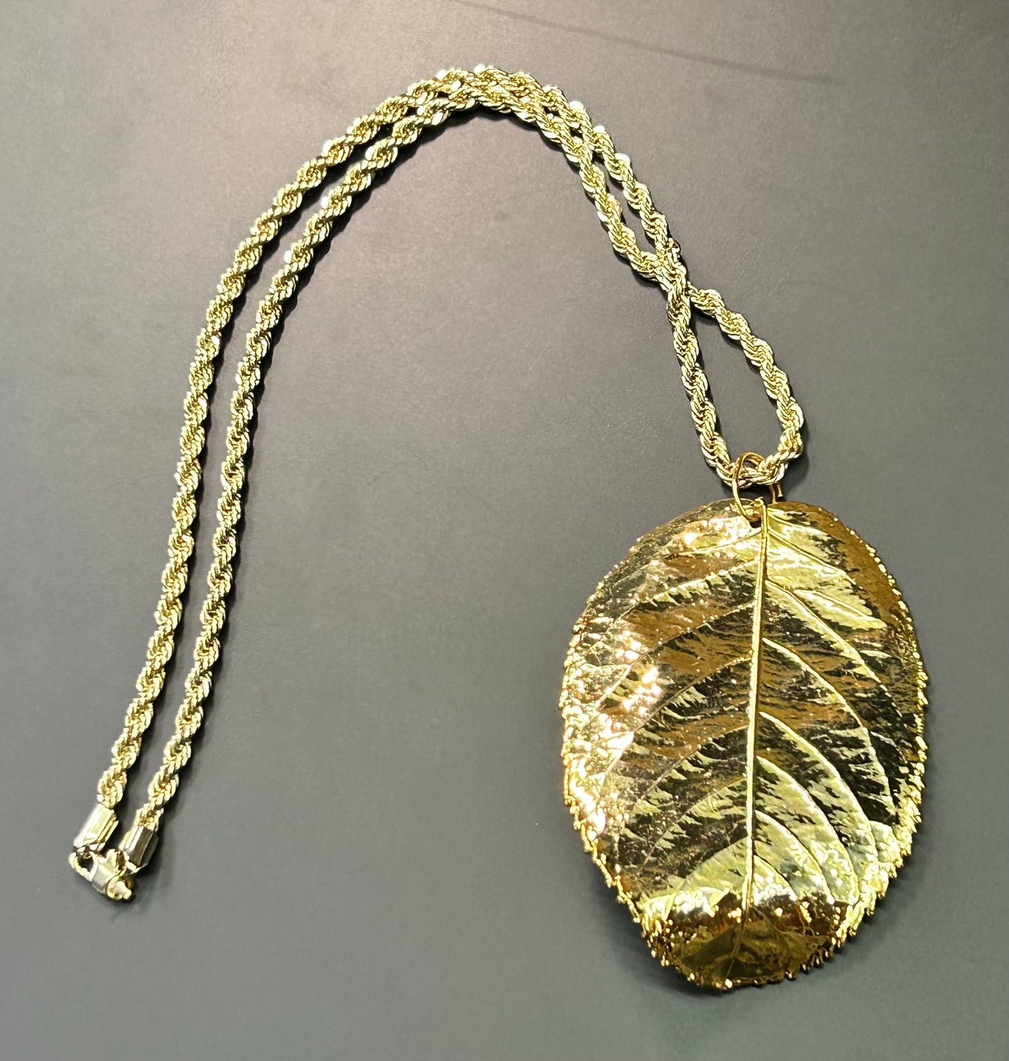Large Leaf Necklace