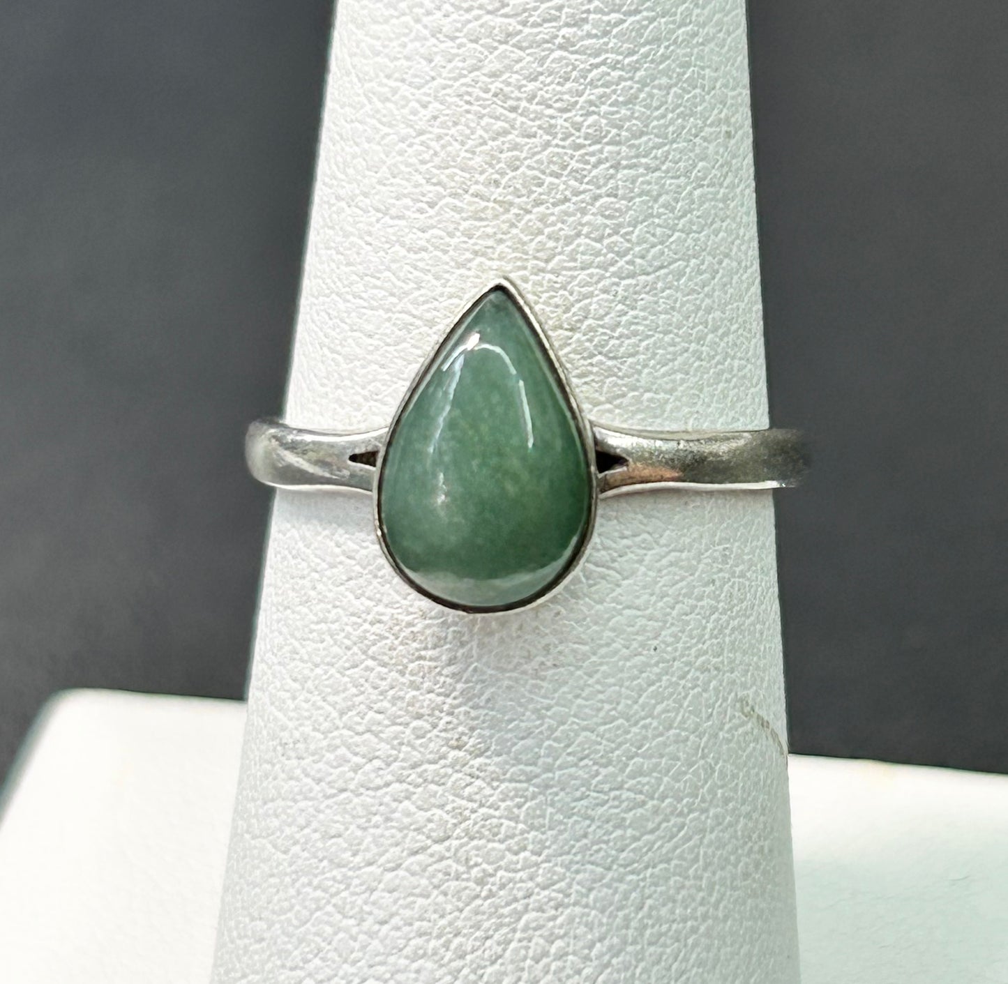 Sterling Silver Aventurine Ring