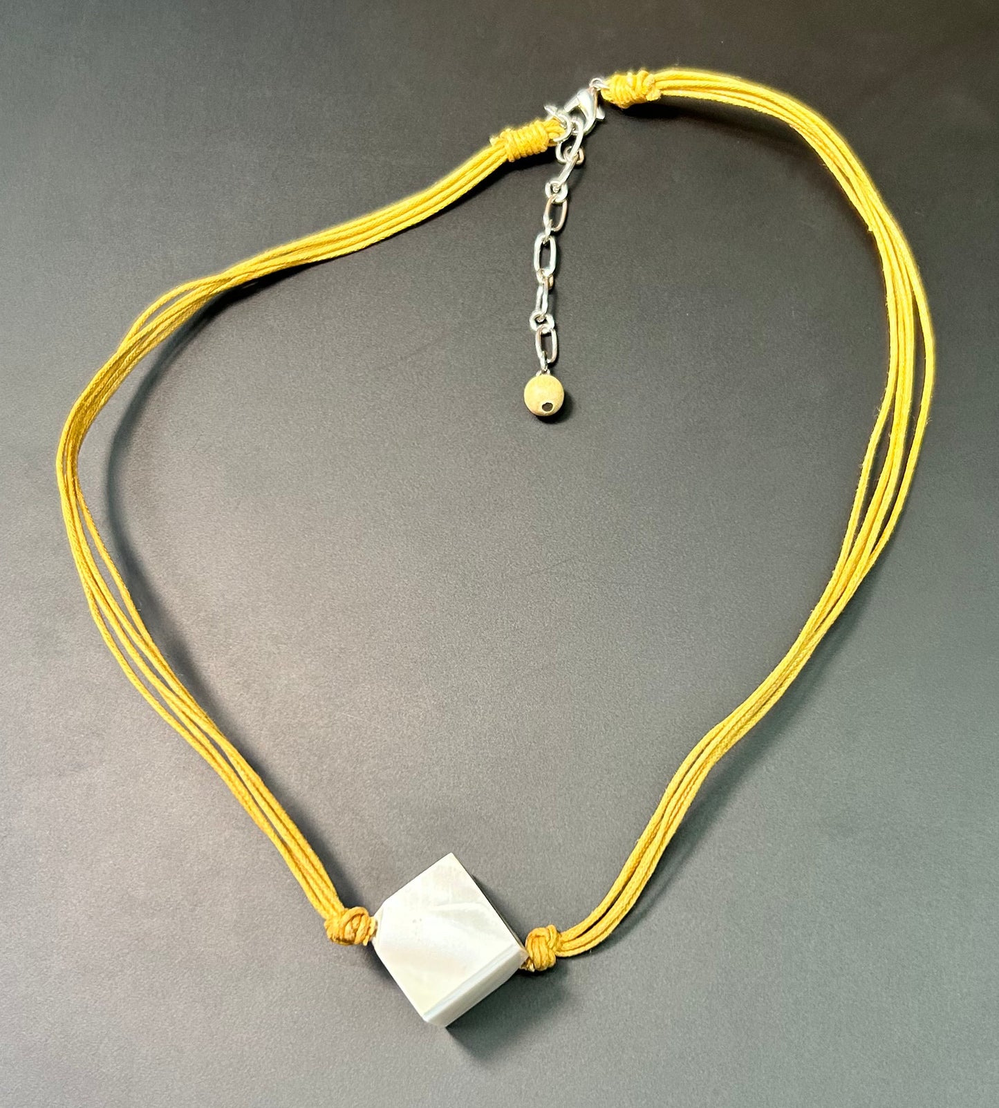 Cube Cord Necklace