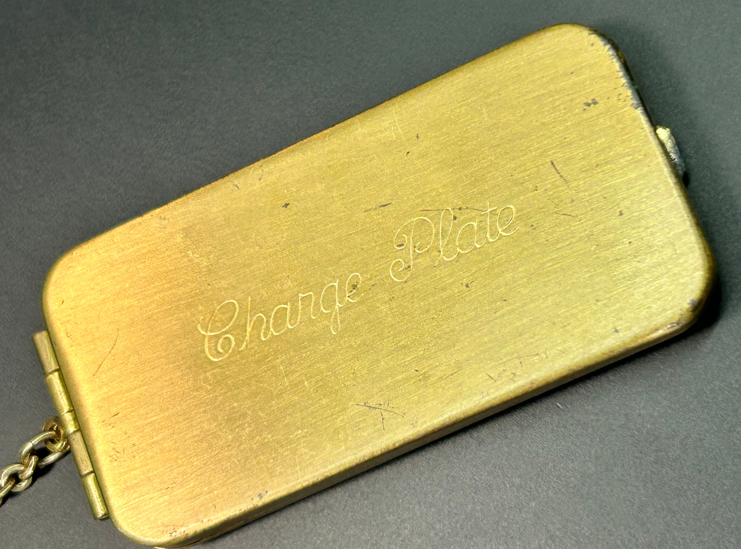 Vintage Charge Plate