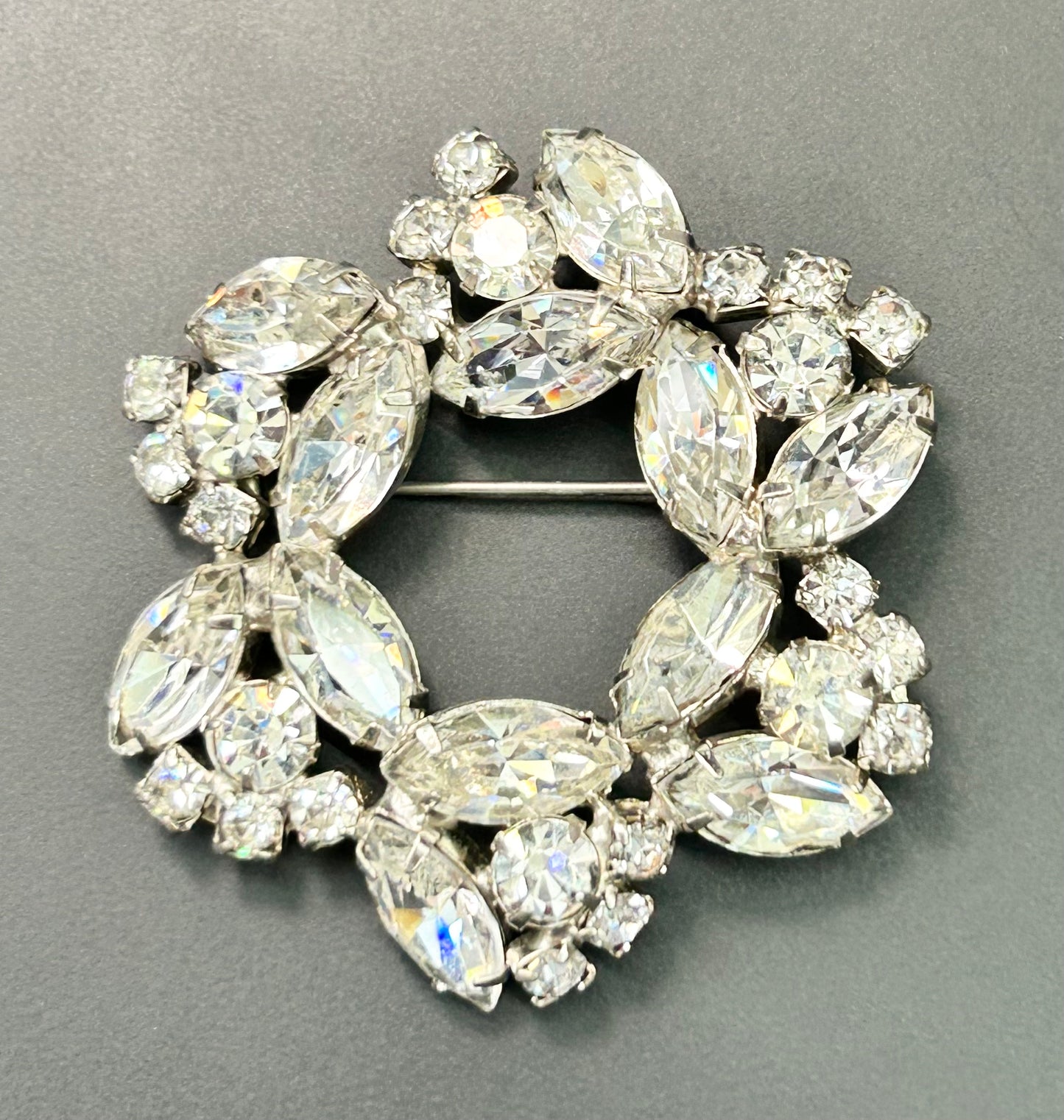 Vintage Rhinestone Brooch