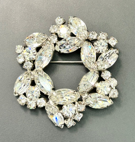 Vintage Rhinestone Brooch