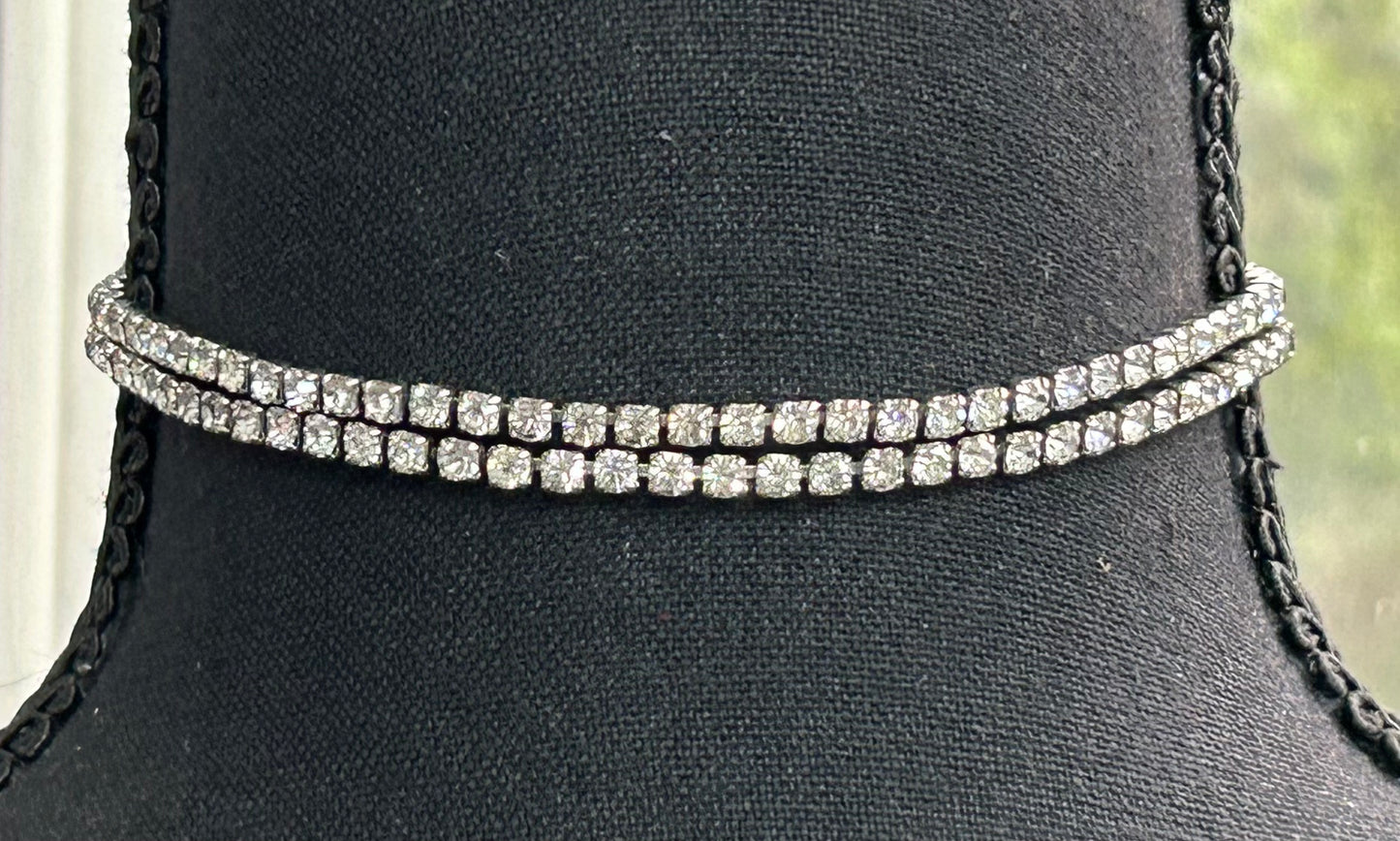 Rhinestone Choker Necklace
