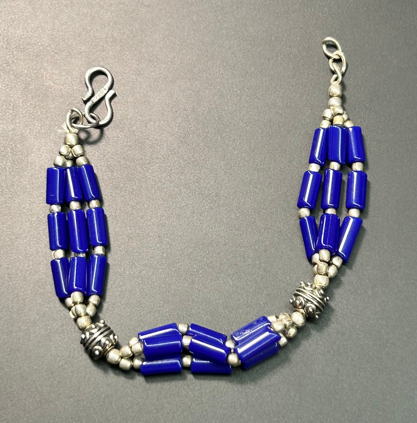 Sterling Silver Beaded Bracelet